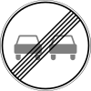 End of overtaking prohibition