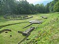 Image 54The sanctuaries in the ruined Sarmizegetusa Regia, the capital of ancient Dacia (from History of Romania)