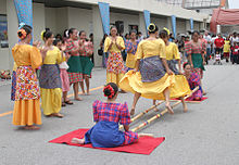 Female dancers in colorful dresses