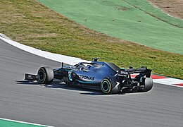 Bottas im F1 W10 EQ Power+ bei Testfahrten vor der Saison in Barcelona