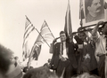 Image 45Nicolae Ceaușescu and others welcome the Red Army as it enters Bucharest on 30 August 1944. (from History of Romania)