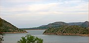 Lake Altus-Lugert, looking south