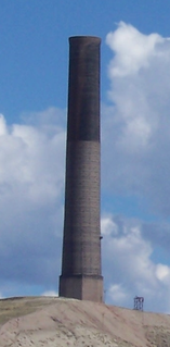 Anaconda Smelter Stack Brick chimney in Montana