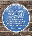 Benjamin Waugh plaque - Greenwich