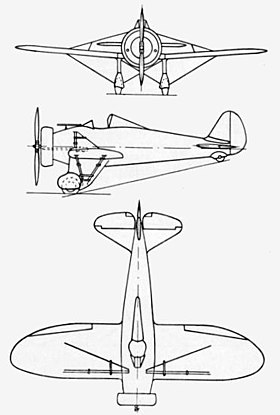 vue en plan de l’avion