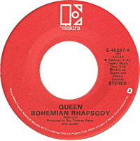 Bohemian Rhapsody by Queen US vinyl red label.png