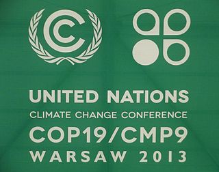 <span class="mw-page-title-main">2013 United Nations Climate Change Conference</span> Diplomatic summit concerning greenhouse gas emissions effects; COP19