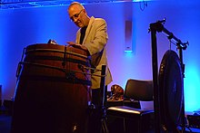 Eddie Prévost in 2010 at Kings Place, London