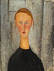 Amedeo Modigliani, Girl with Blue Eyes. 1918. 61 x 46.4 cm. Oil on canvas.