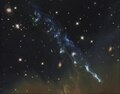 Image 18Herbig–Haro object HH 110 ejects gas through interstellar space. (from Interstellar medium)