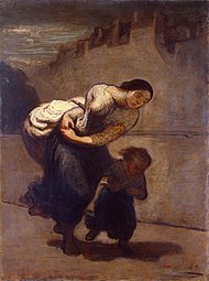 Le Fardeau (La Blanchisseuse), 1850–1853 Musée de l'Ermitage, Saint-Pétersbourg