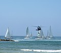 Unit 669 trains sea rescue with a UH-60 Black Hawk Yanshuf