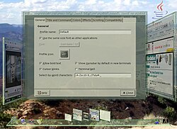 Configuring an application using its backside of the window represented as a 3D slate in the 3D space Lg3d-ss-config-2.jpg