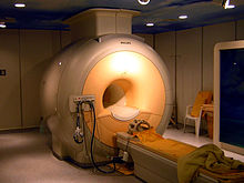 A 3-tesla clinical magnetic resonance imaging scanner using niobium superconducting alloy Modern 3T MRI.JPG