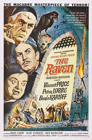 <i>The Raven</i> (1963 film) 1963 B movie horror-comedy directed by Roger Corman