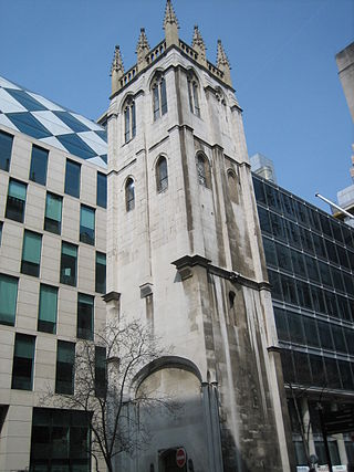 <span class="mw-page-title-main">St Alban, Wood Street</span> Former church in London