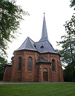 Wartislaw Memorial Church, Stolpe. Ratibor also founded Stolpe Abbey in Wartislaw's memorial. Stolpe Wartislawkirche 01.jpg