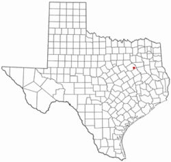 Location of Eureka, Texas