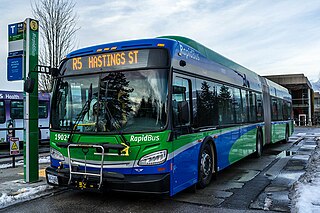 <span class="mw-page-title-main">R5 Hastings St</span> Express bus service in Metro Vancouver, Canada