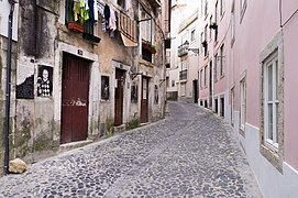 Ruelle du quartier de la Mouraria.