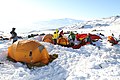 Image 4Winter campers bivouaced in the snow (from Mountaineering)