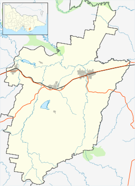 Moe is located in City of Latrobe