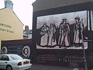 Mural en Belfast.