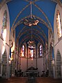 La chapelle Notre-Dame de Trézien : vue intérieure.