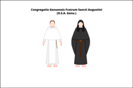 Habit of the Augustinian friars of the congregations of Genoa.png