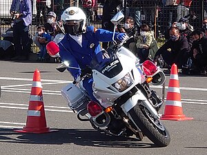 Police motorcycle