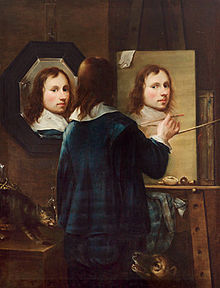 Johannes Gumpp, 1646, shows how most self-portraits were painted. Johannes gumpp.jpg