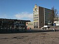 De Kaiserplatz in het stadscentrum met het stadhuis op de achtergrond