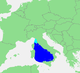 Localització de la mar Tirrena