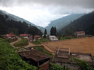 <span class="mw-page-title-main">Manebhanjyang, Darjeeling</span> Transit-town in West Bengal, India