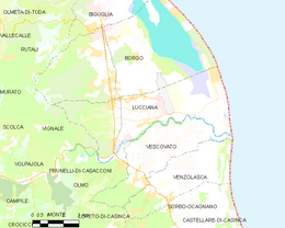Lucciana – Mappa
