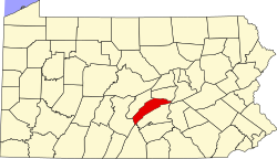 Desedhans Juniata County yn Pennsylvania