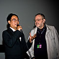 Chris Martinez and Max Tessier during Vesoul international Asian cinema festival, 2009