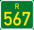 SA road R567.svg