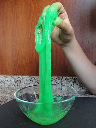 <span class="mw-page-title-main">Flubber (material)</span> Type of gelatin