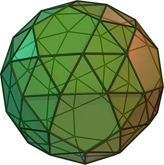 <span class="mw-page-title-main">Snub dodecahedron</span> Archimedean solid with 92 faces