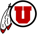 Utah's Drum and Leather logo, though now used primarily for football Utah Utes logo.svg