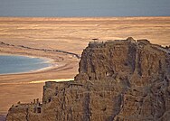 Aerial view of Masada