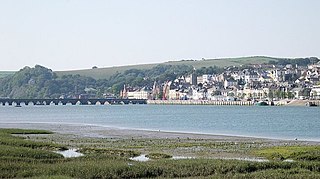 Bideford City in Devon, England