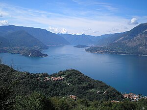 Vista lago da Bologna