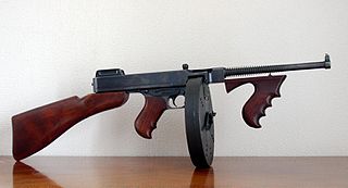 <span class="mw-page-title-main">Thompson submachine gun</span> American submachine gun