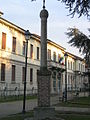 One of the plague crosses in Brugherio, Italy, which record where there were open air altars in 1576