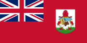 The flag of Bermuda, a British Overseas Territory