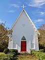 The Grace Episcopal Church is a Gothic Revival-style building. It was completed on February 26, 1876, at which time the property was deeded by the Clayton family to the Protestant Episcopal Church of the State of Alabama. Bishop Richard J. Wilmer formally consecrated the church on November 14, 1876. It was added to the National Register of Historic Places on September 22, 1995.