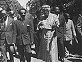 With Haile Selassie, 1954