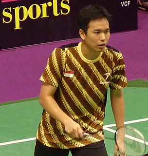 Hendra Setiawan Indonesian badminton player